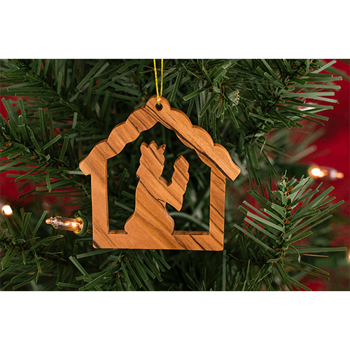 Wise King-Holy Land Olive Wood Ornament - 2D