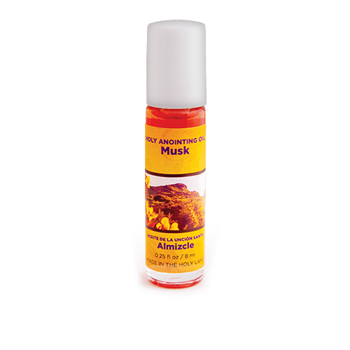 Musk Holy Land Anointing Oil from Israel, 1/4 oz Roller Bottle from Jerusalem, Locally Sourced Herbs & Essences