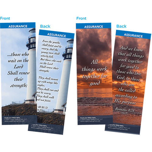 Bible Verse Bookmarks Variety Pack of 60 - Assortment 4