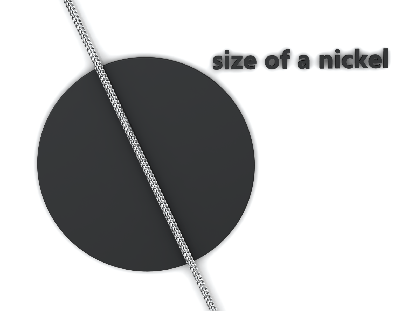 Snake (1.5mm) Sterling Silver Chain, 18", 20", 24", 30"