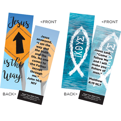 Children's Memory Verse Bookmarks, Variety Pack of 60 - Assortment 4