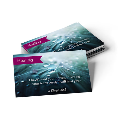Pass Along Scripture Cards, Healing, Kings 20:5, Pack 25