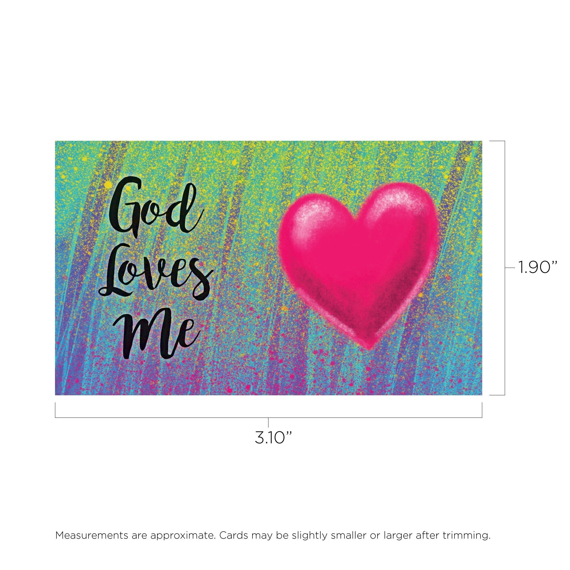 Children and Youth, Pass Along Scripture Cards, God Loves Me, Pack of 25