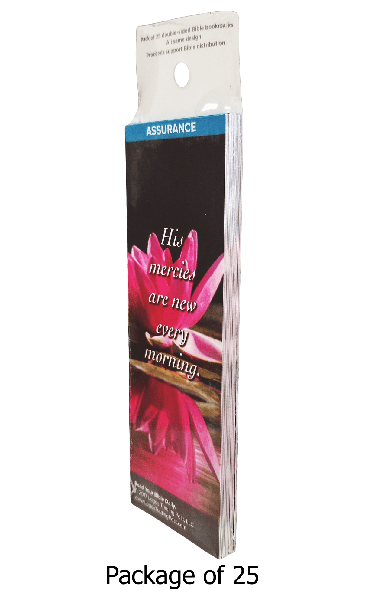 His Mercies Are New Every Morning Bookmarks, Pack of 25 - Logos Trading Post, Christian Gift
