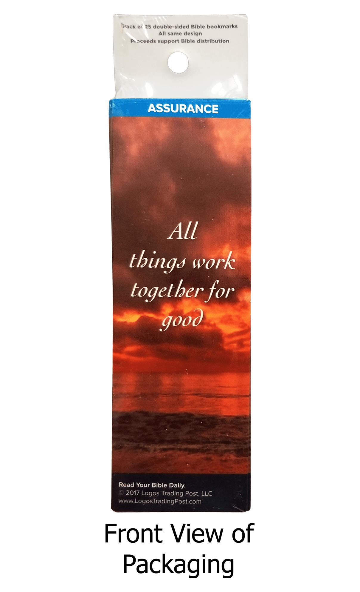 All Things Work Together for Good Bookmarks, Pack of 25 - Christian Bookmarks