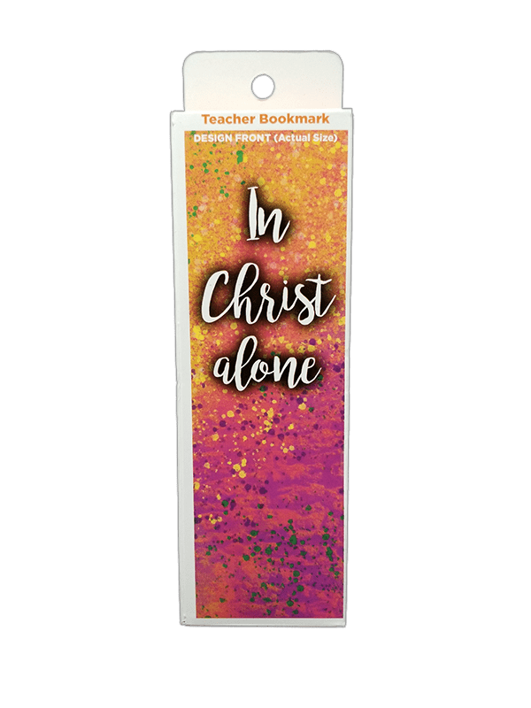 Children's Christian Bookmark, In Christ Alone, Jude 1:25 - Pack of 25 - Logos Trading Post, Christian Gift