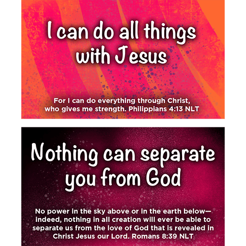 Children's Pass Along Pocket Scripture Card Variety Pack of 60 - Assortment 4