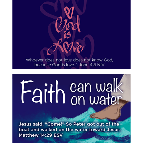 Children's Pass Along Pocket Scripture Card Variety Pack of 60 - Assortment 1