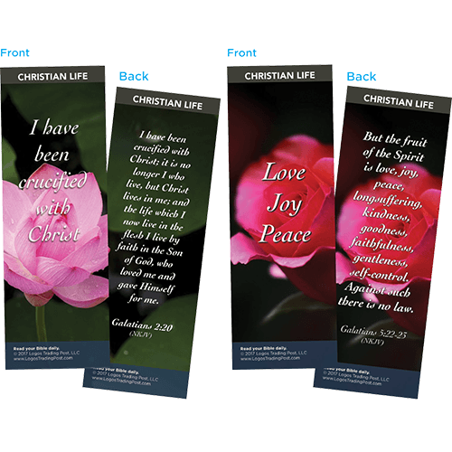 Bible Verse Bookmarks Variety Pack of 60 - Assortment 11
