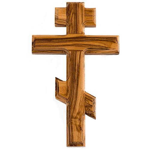 Saint Andrew Cross, Olive Wood Hanging Wall Cross, Wood Wall Cross Décor, Gifts from Holy Land of Israel