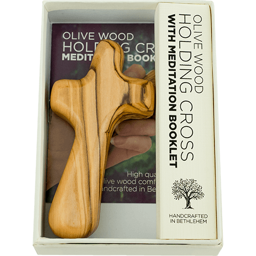 Large Deluxe Comfort Cross in Gift Box with Meditation Booklet