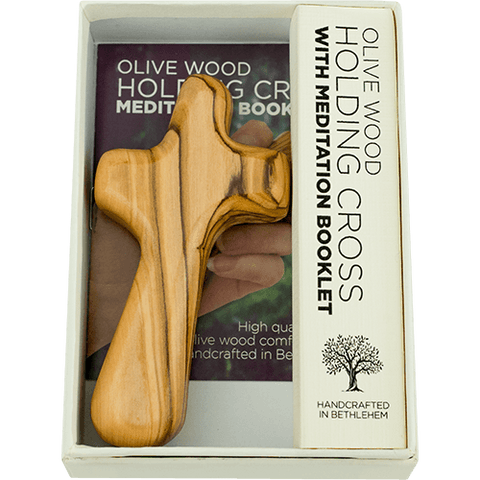 Large Deluxe Comfort Cross in Gift Box with Meditation Booklet