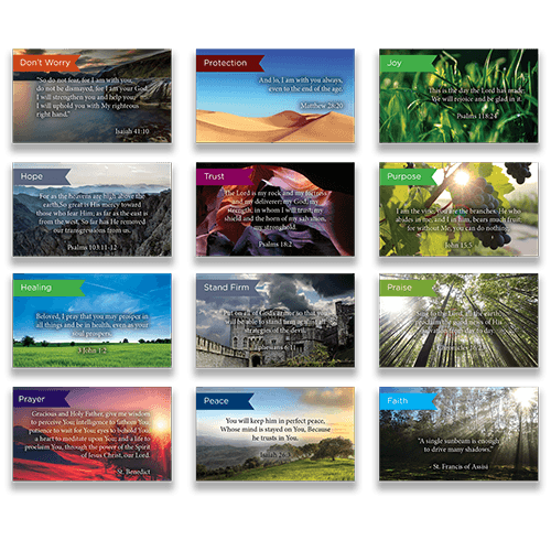 Pass Along Scripture Cards Variety Pack of 60 - Assortment 4