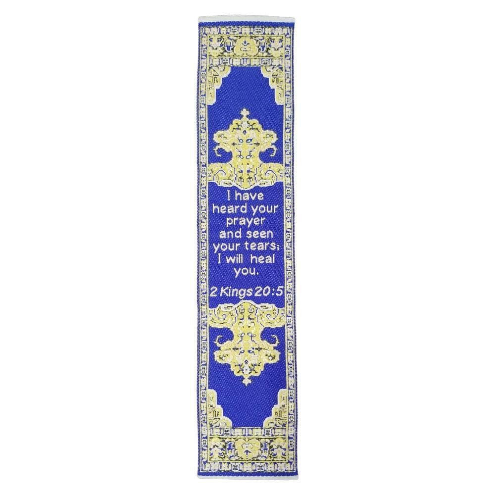 Fabric Bookmark Assortment #1 - 4 Woven Logos Bookmarks - Logos Trading Post, Christian Gift