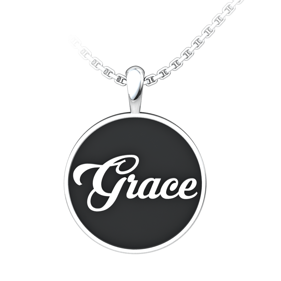  Grace Sterling Silver Pendant with 18 inch chain