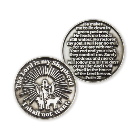 The Lord is My Shepherd Love Expression Coin