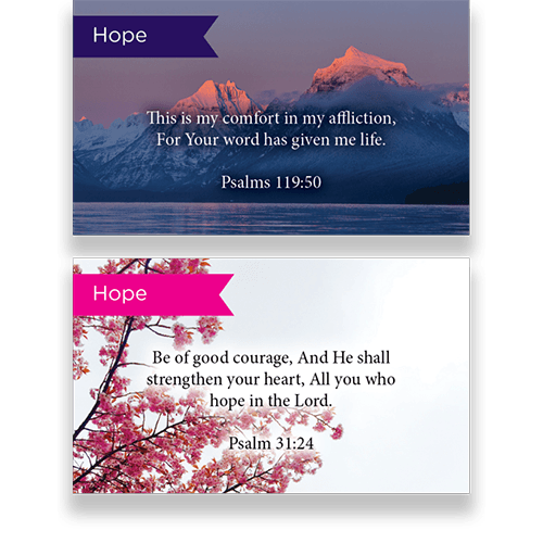 Pass Along Scripture Card Variety Pack of 60 - 1 of all 60 designs