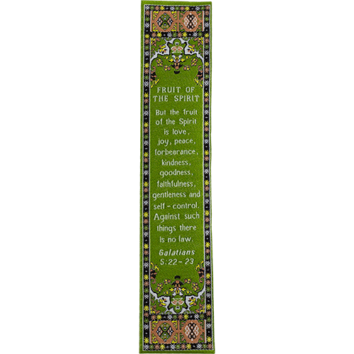 silky soft fabric bible verse bookmark #2