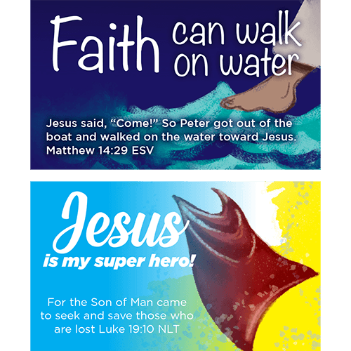 Children's Pass Along Pocket Scripture Card Variety Pack of 60 - Assortment 4