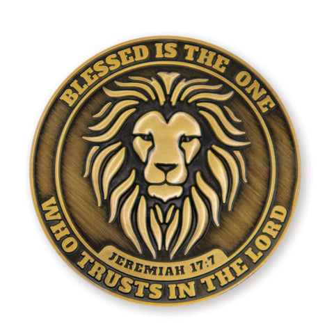 Trust in the Lord, Lion Challenge Coin