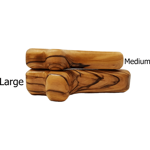 Deluxe Handheld Prayer Comfort Cross (M) in Red Velvet