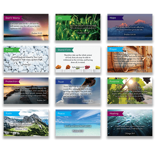 Pass Along Scripture Cards Variety Pack of 60 - Assortment 7