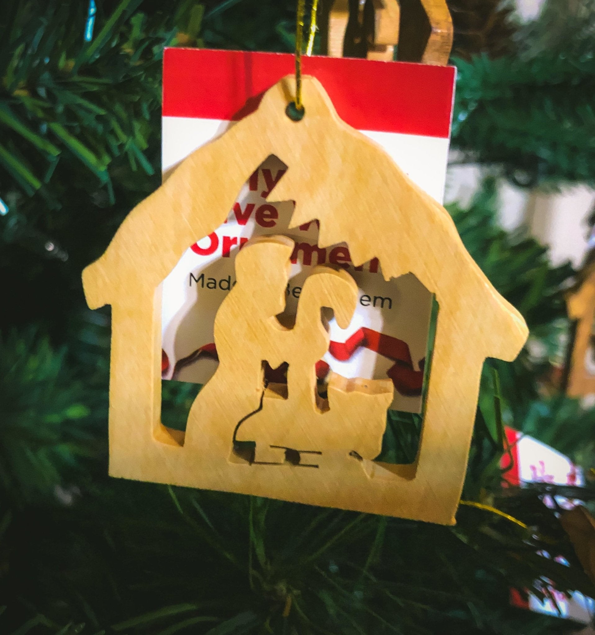 Holy Land Olive Wood Ornament - Value Pack of All 6 - Logos Trading Post, Christian Gift