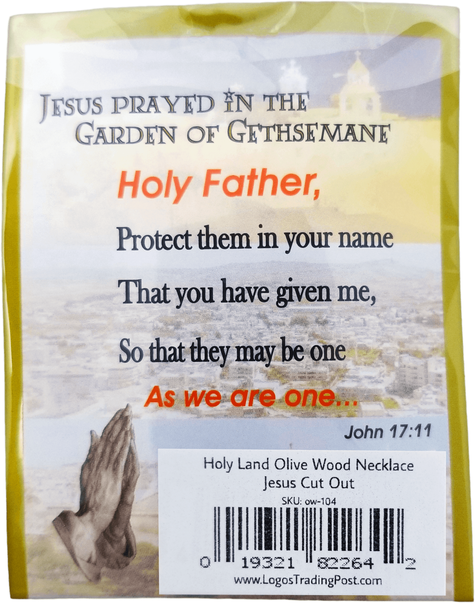 Small Jesus Pendant Necklace