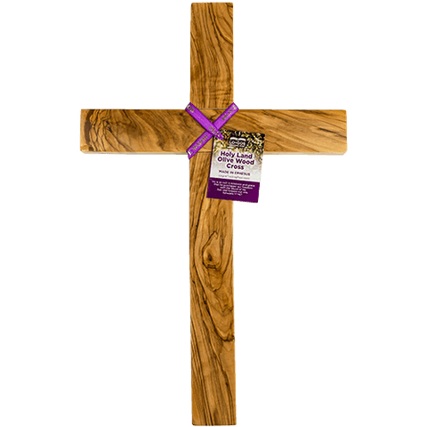 18" Olive Wood Wall Cross