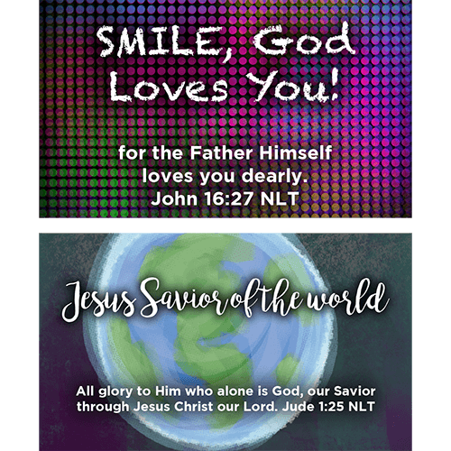 Children's Pass Along Pocket Scripture Card Variety Pack of 60 - Assortment 4