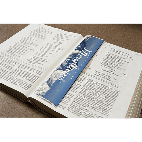 Logos Bookmark - Faith Can Move Mountains, Matthew  17:20
