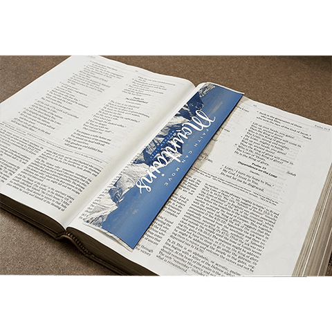 Logos Bookmark - Faith Can Move Mountains, Matthew  17:20