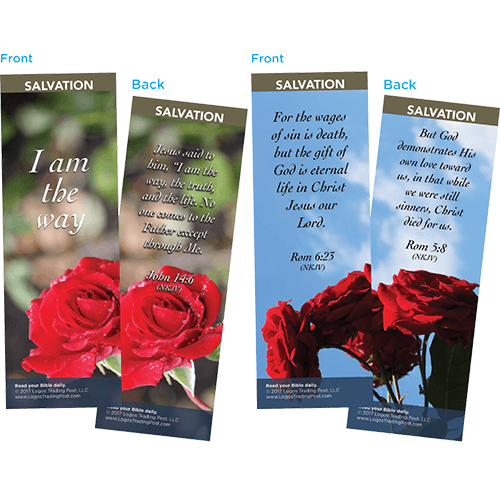 Bible Verse Bookmarks Variety Pack of 60 - Assortment 12