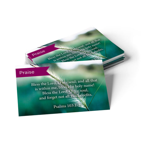 Pass Along Scripture Cards, Praise, Psalms 103:12, Pack 25