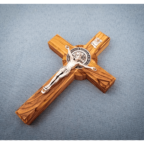 Saint Benedict 4.75" Wall Cross - Medium