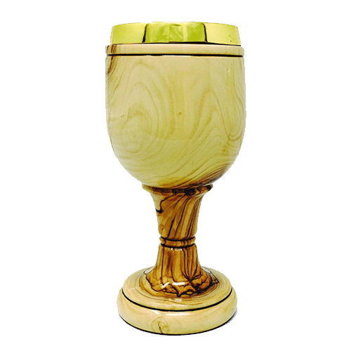 Holy Land Olive Wood Chalice
