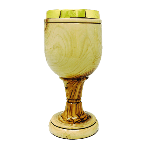Holy Land Olive Wood Chalice