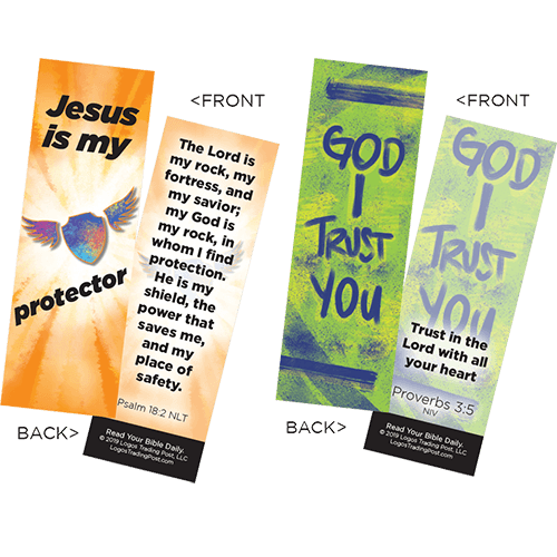 Children's Memory Verse Bookmarks, Variety Pack of 60 - Assortment 2