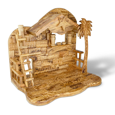 Holy Land Olive Wood Large Stable