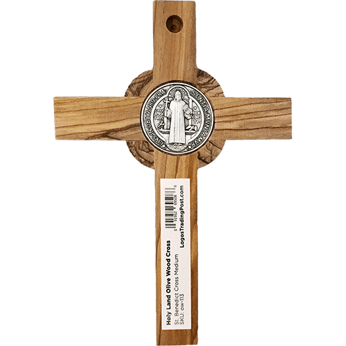 Saint Benedict 4.75" Wall Cross - Medium