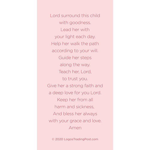 Girls Baptism - Medium Deluxe Comfort Cross in Gift Box