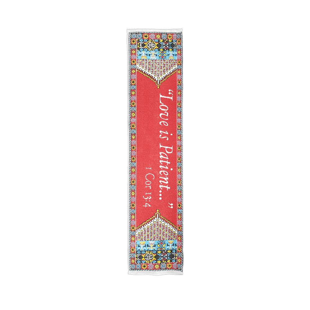 Fabric Bookmark Assortment #4 - 4 Woven Logos Bookmarks - Logos Trading Post, Christian Gift