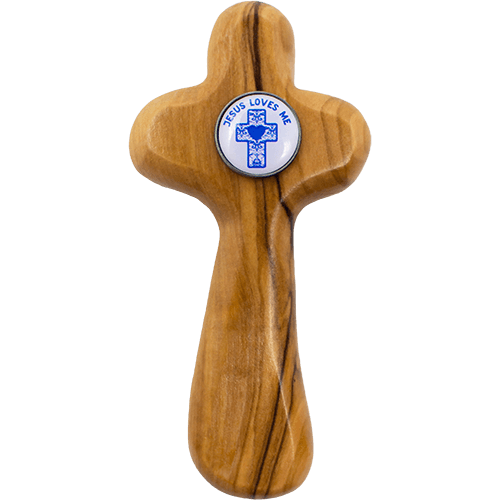 Boys Baptism - Medium Deluxe Comfort Cross in Gift Box