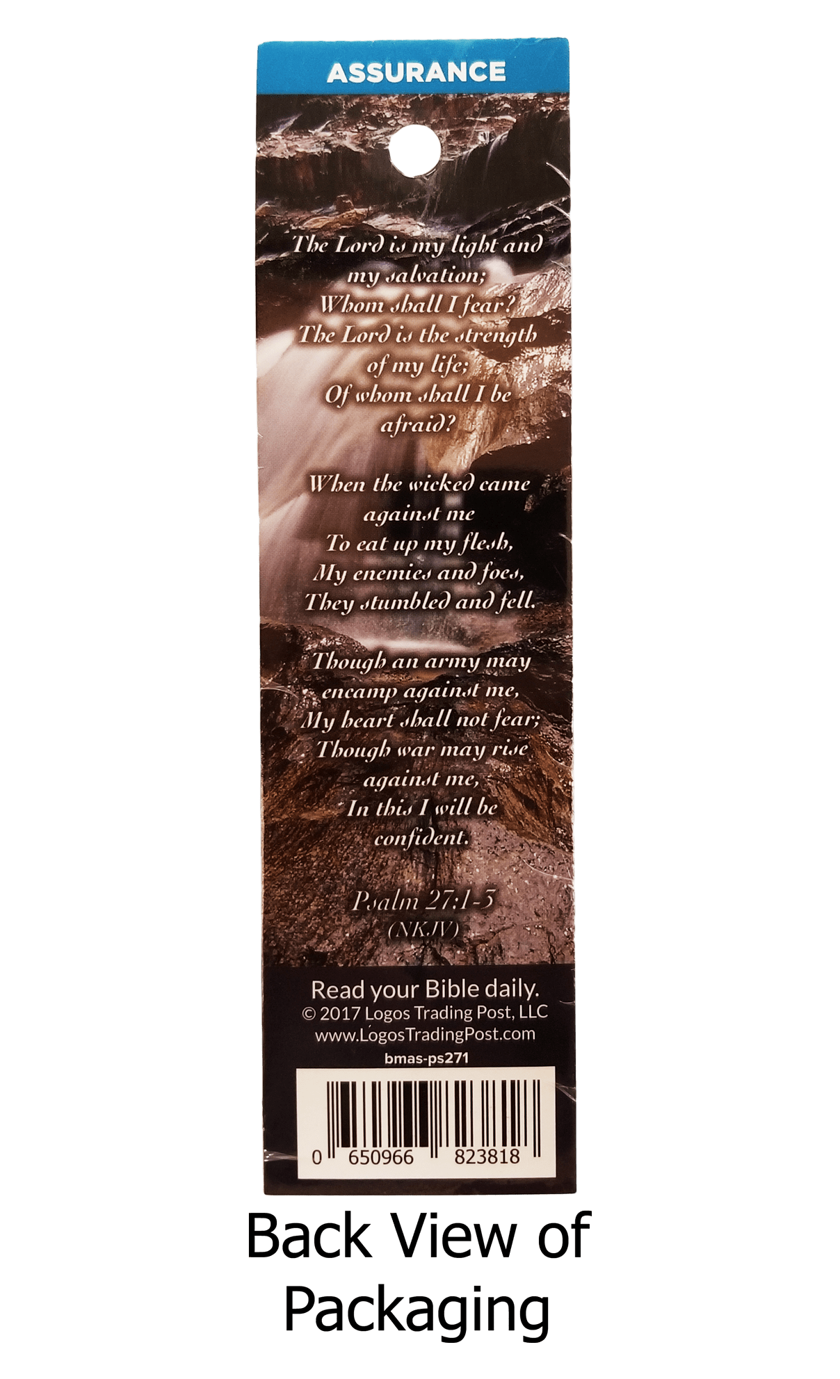 The Lord is My Light and My Salvation Bookmarks, Pack of 25 - Christian Bookmarks