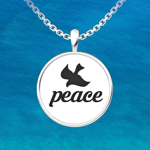 Peace Sterling Silver Pendant