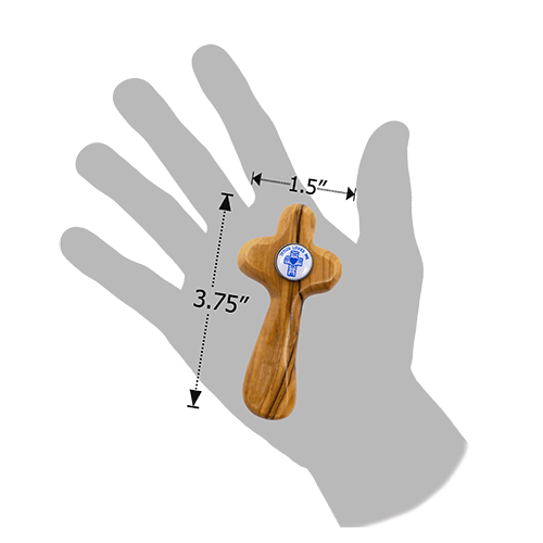 Boys Baptism - Medium Deluxe Comfort Cross in Gift Box