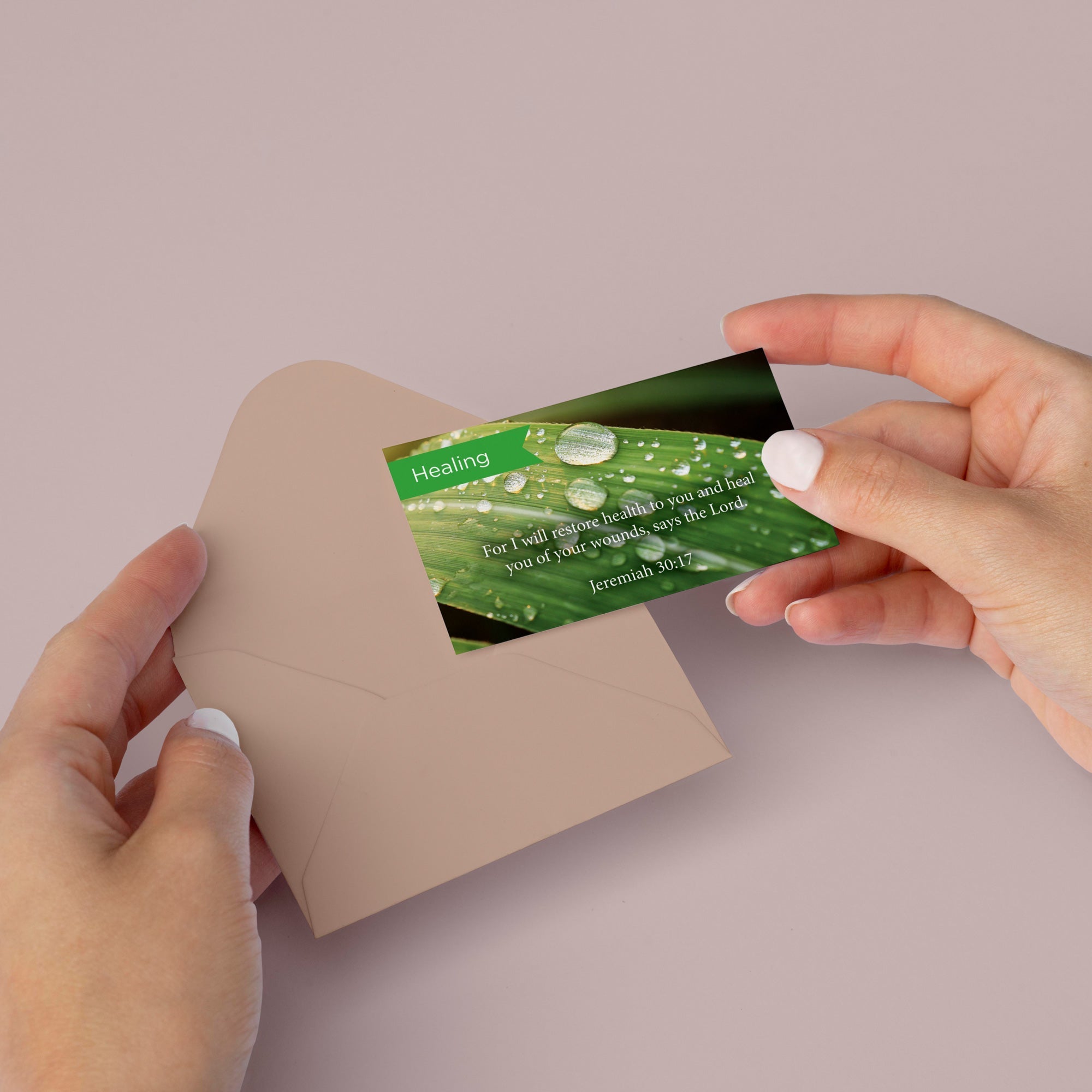 Pass Along Scripture Cards, Healing, Jeremiah 30:17, Pack 25