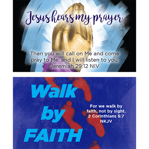 Children's Pass Along Pocket Scripture Card Variety Pack of 60 - Assortment 3