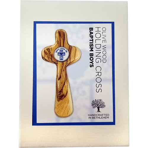 Boys Baptism - Medium Deluxe Comfort Cross in Gift Box