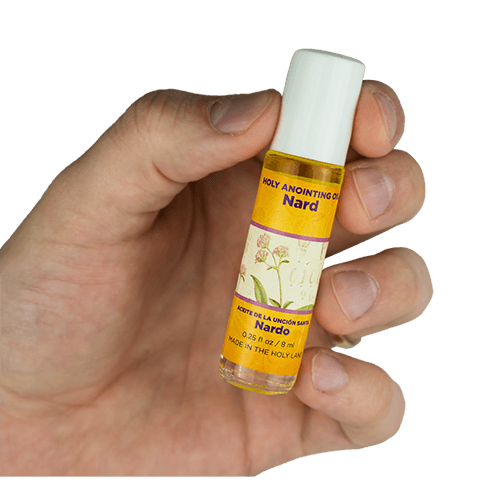 Nard Anointing Oil from Israel, Bulk Set of 6 Roll On Bottles, 1/4 oz Each, Made in the Holy Land of Jerusalem, Prayer Gift for Pastors & Priests, Aceite Ungido de Nardo
